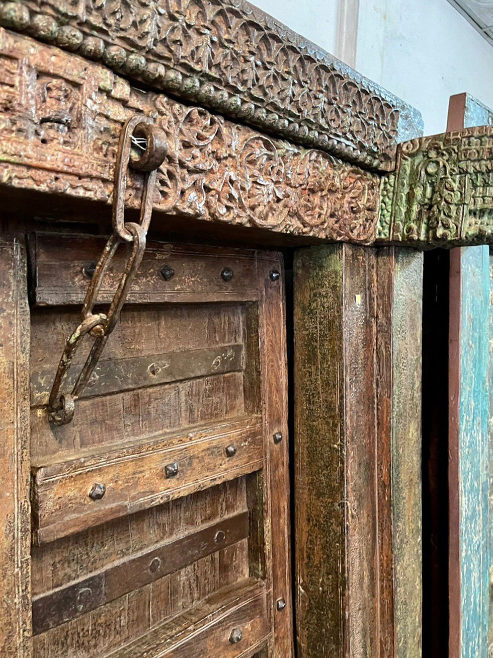 Hình thu nhỏ: M20 Cửa gỗ Colonial màu nâu mộc