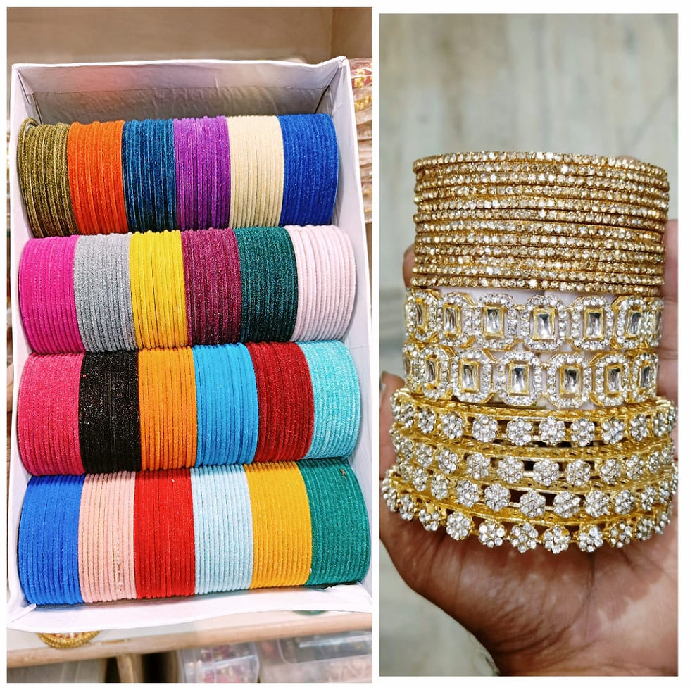 Thumbnail: Beautiful metal bangles combo box
