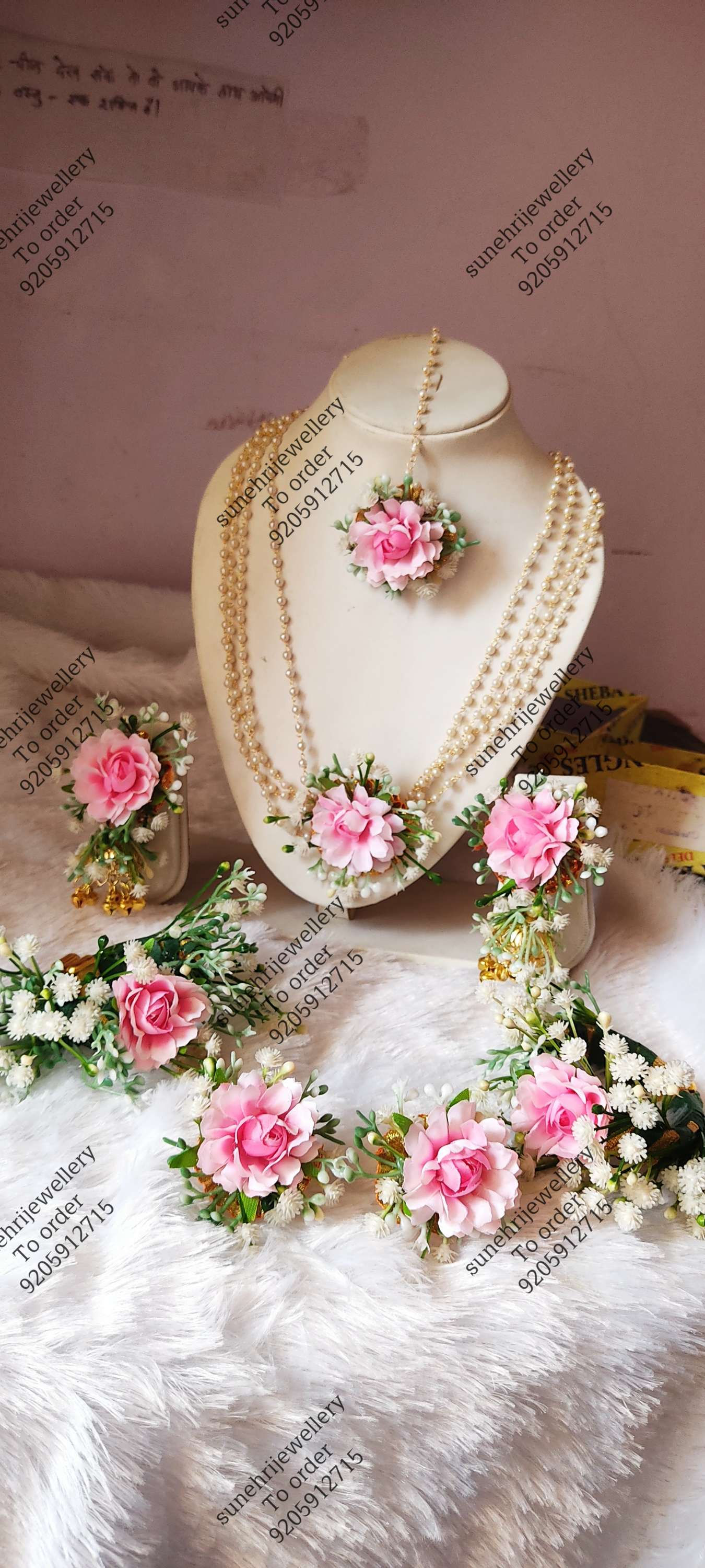 Pink Gypsy love Floral Jewellery 
