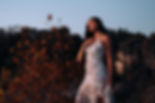 girl in thought in autumn