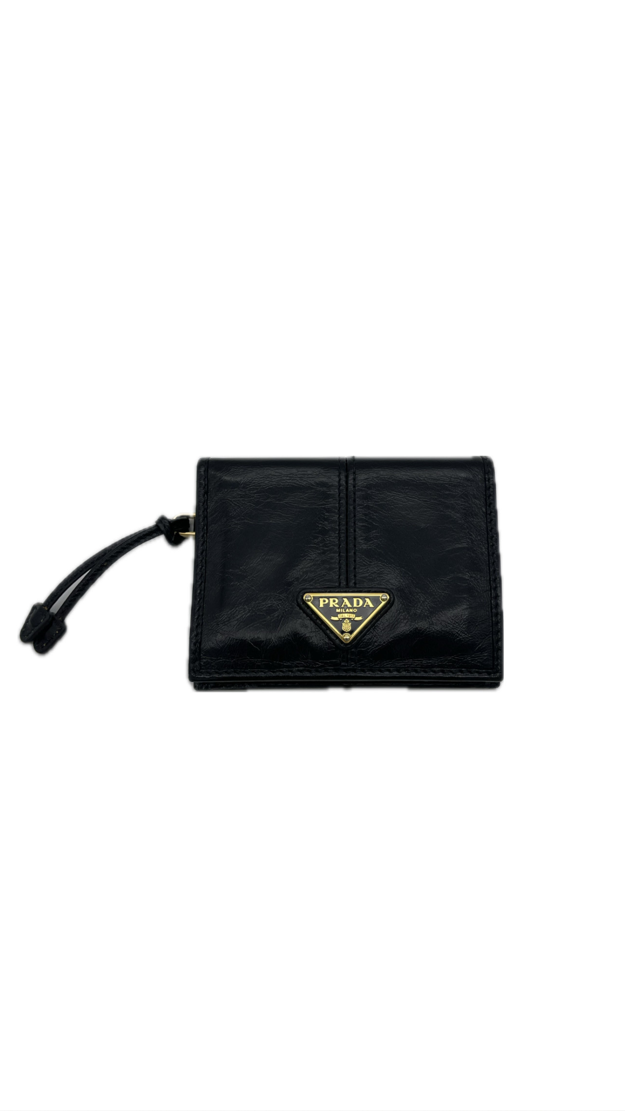 Prada Small Leather Wallet — pre-loved Prada at The Handbag Room Australia