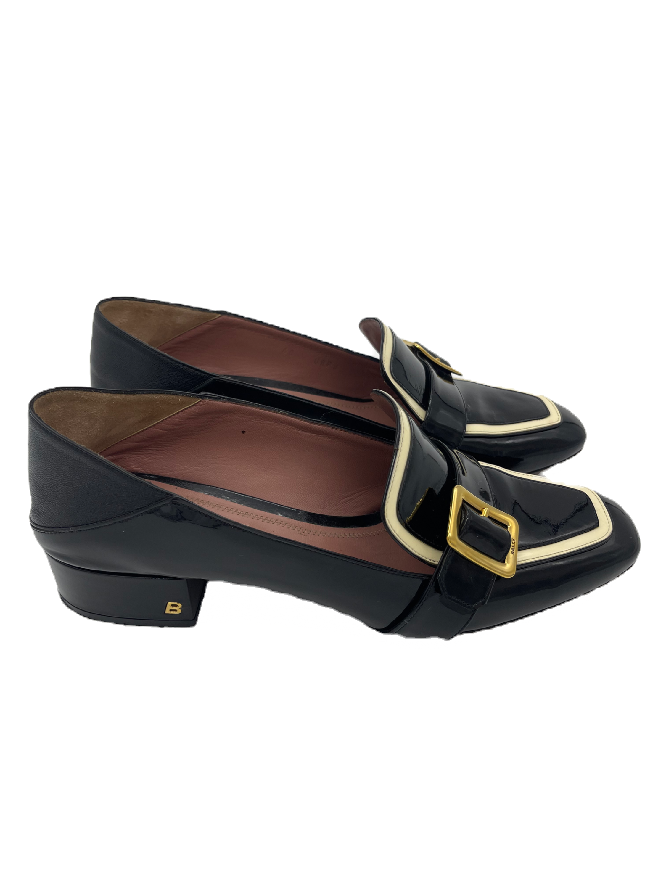 Bally Patent Leather Buckle Loafers image 2