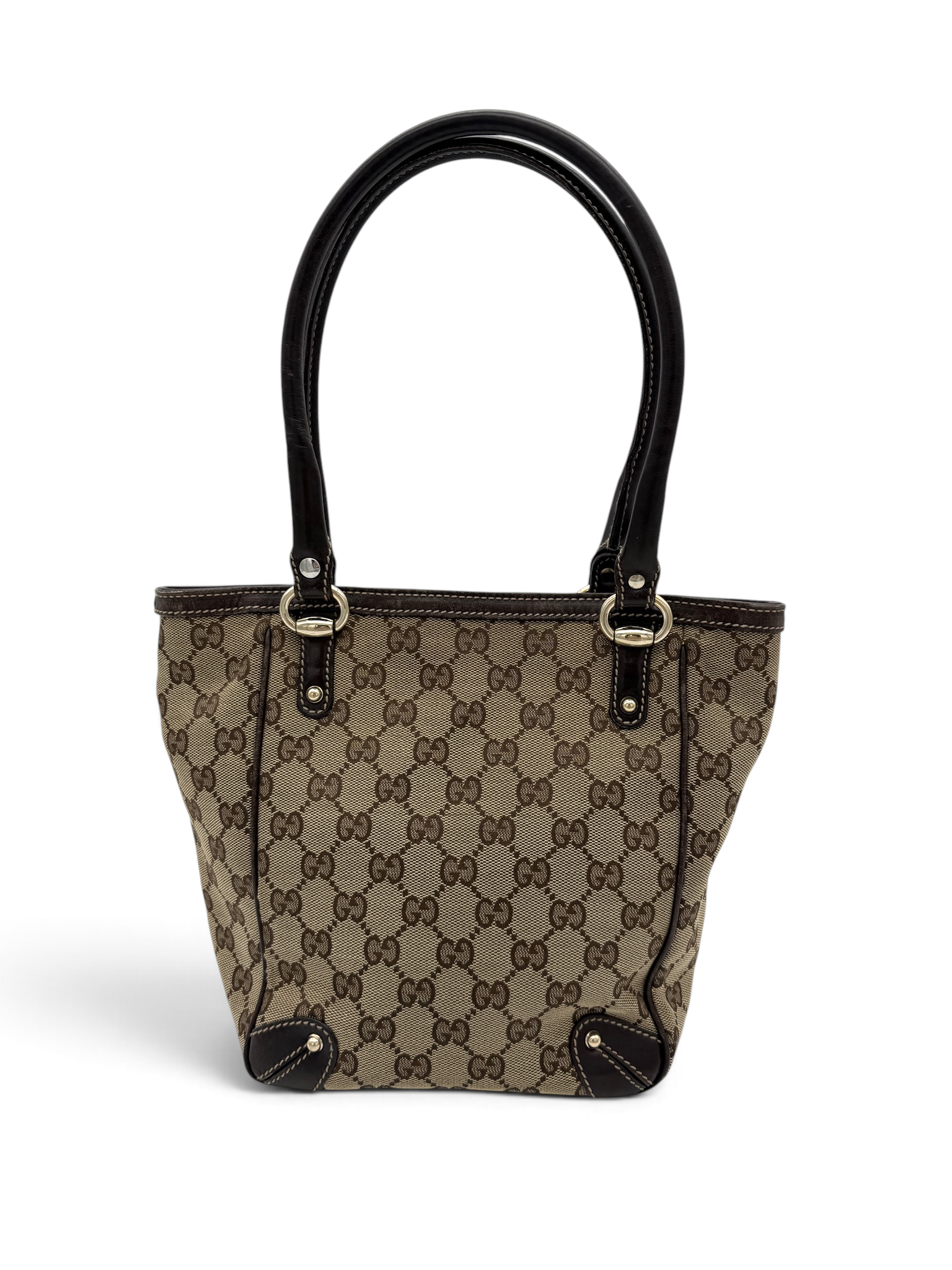 Gucci Abbey GG Canvas Small Tote Bag in Brown image 3