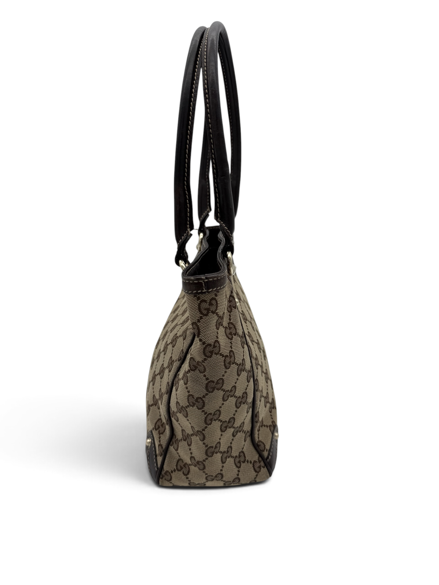 Gucci Abbey GG Canvas Small Tote Bag in Brown image 2