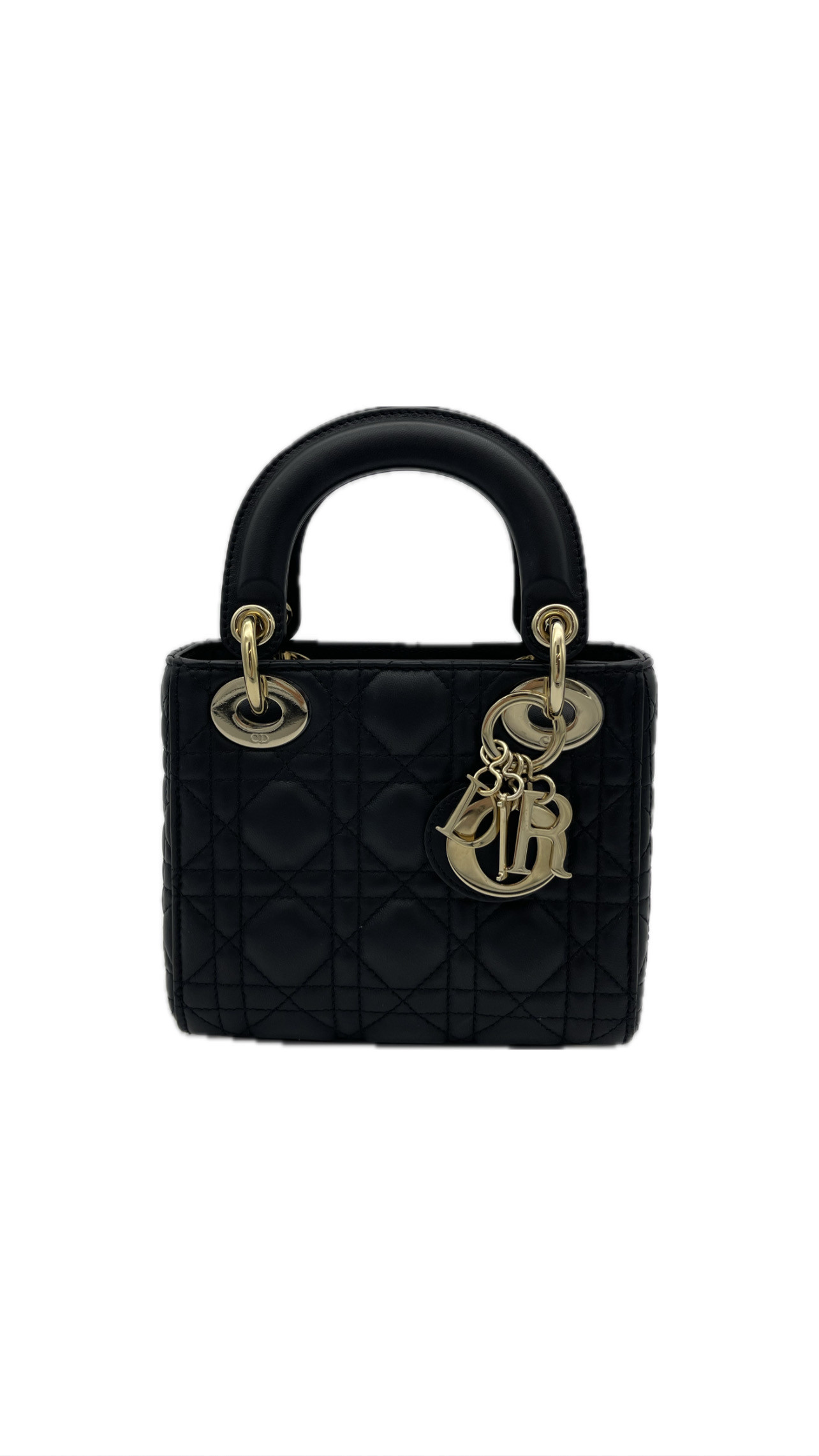 Christian Dior Lady Dior Mini Lambskin — pre-loved Christian Dior at The Handbag Room Australia