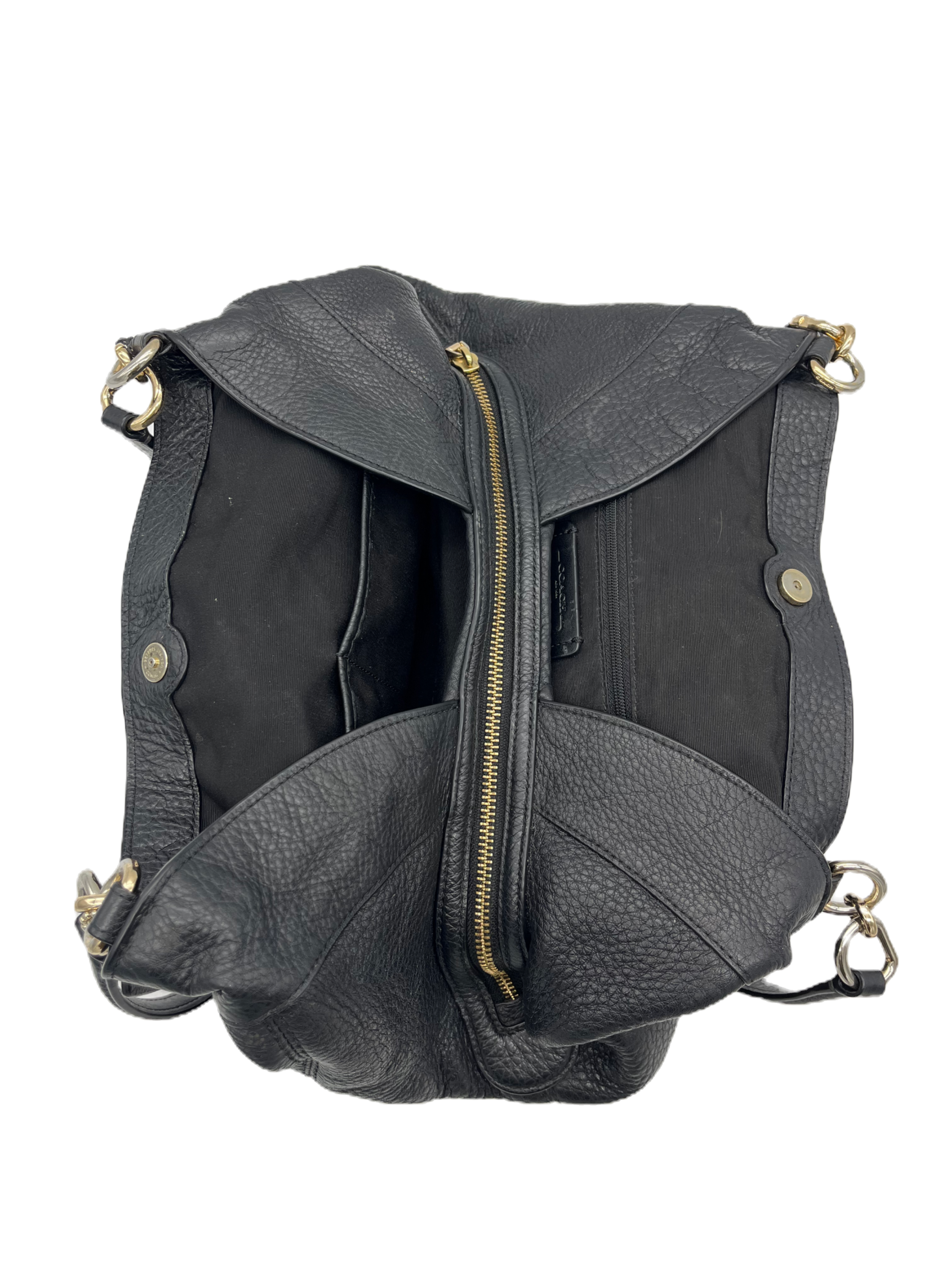 Coach Lexy Black Leather Bag image 5