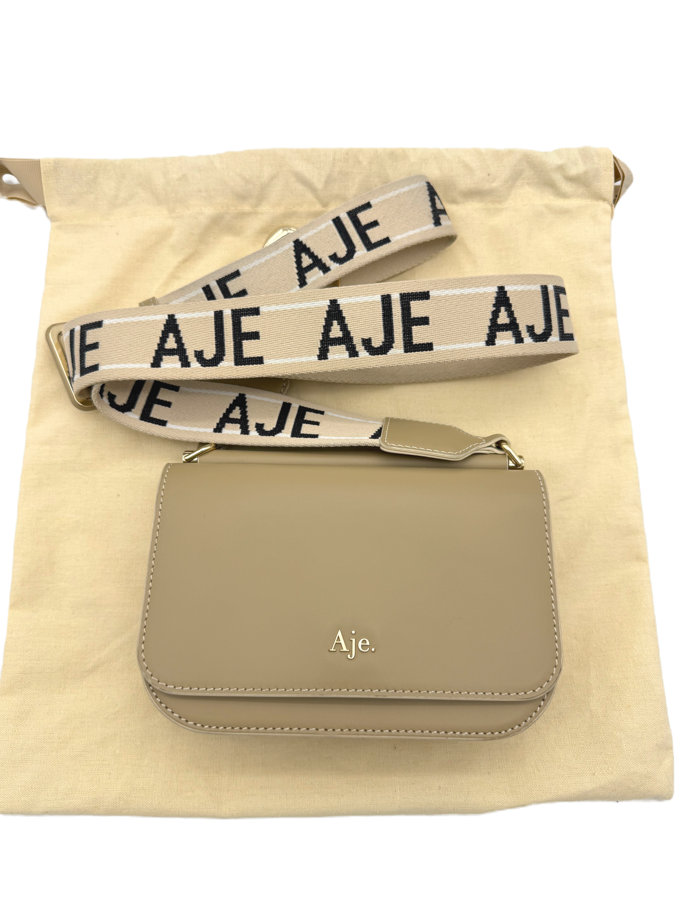 Aje Nova Crossbody Bag neutral khaki color image 6