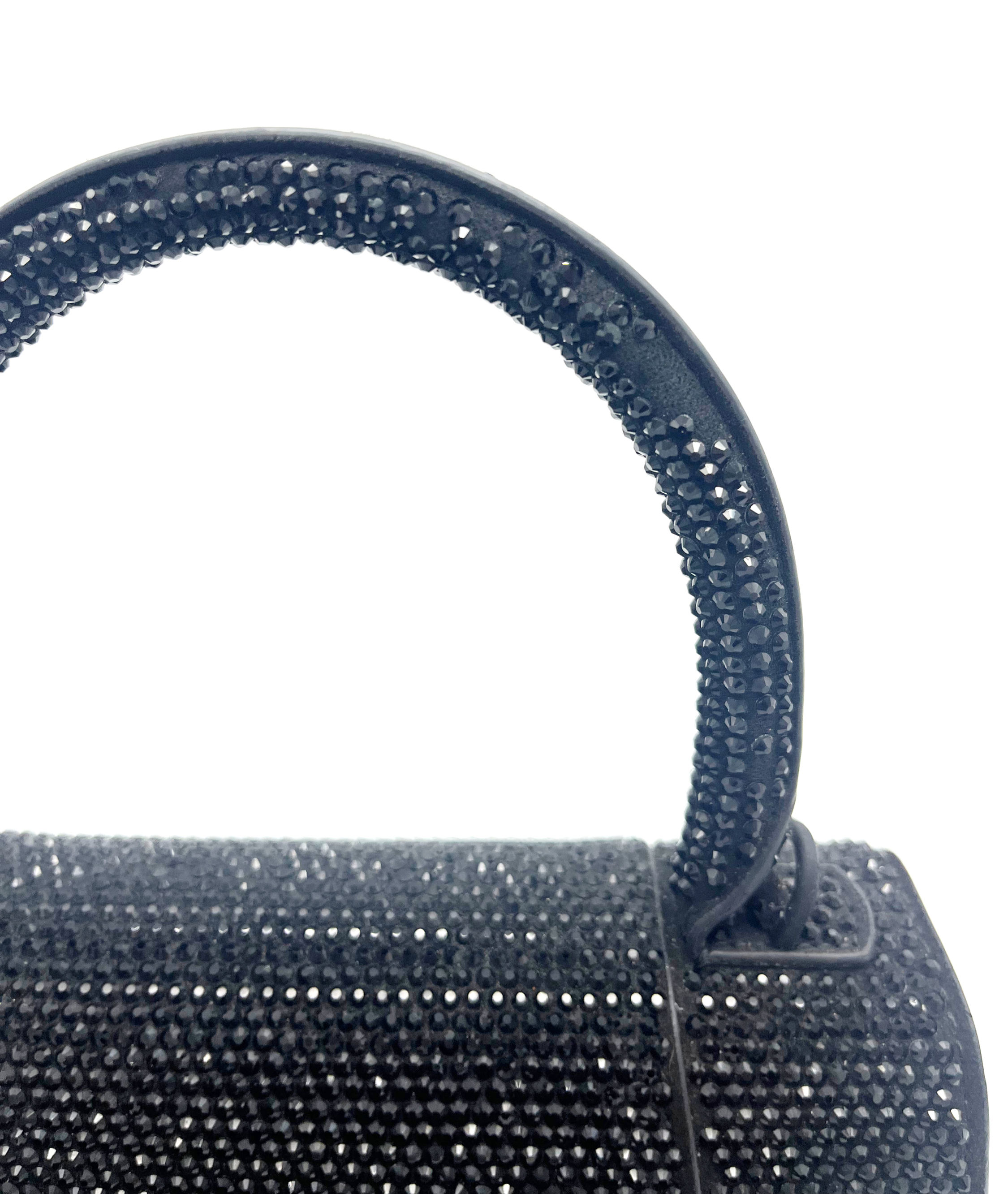 BALENCIAGA Hourglass Crystal-embellished Bag