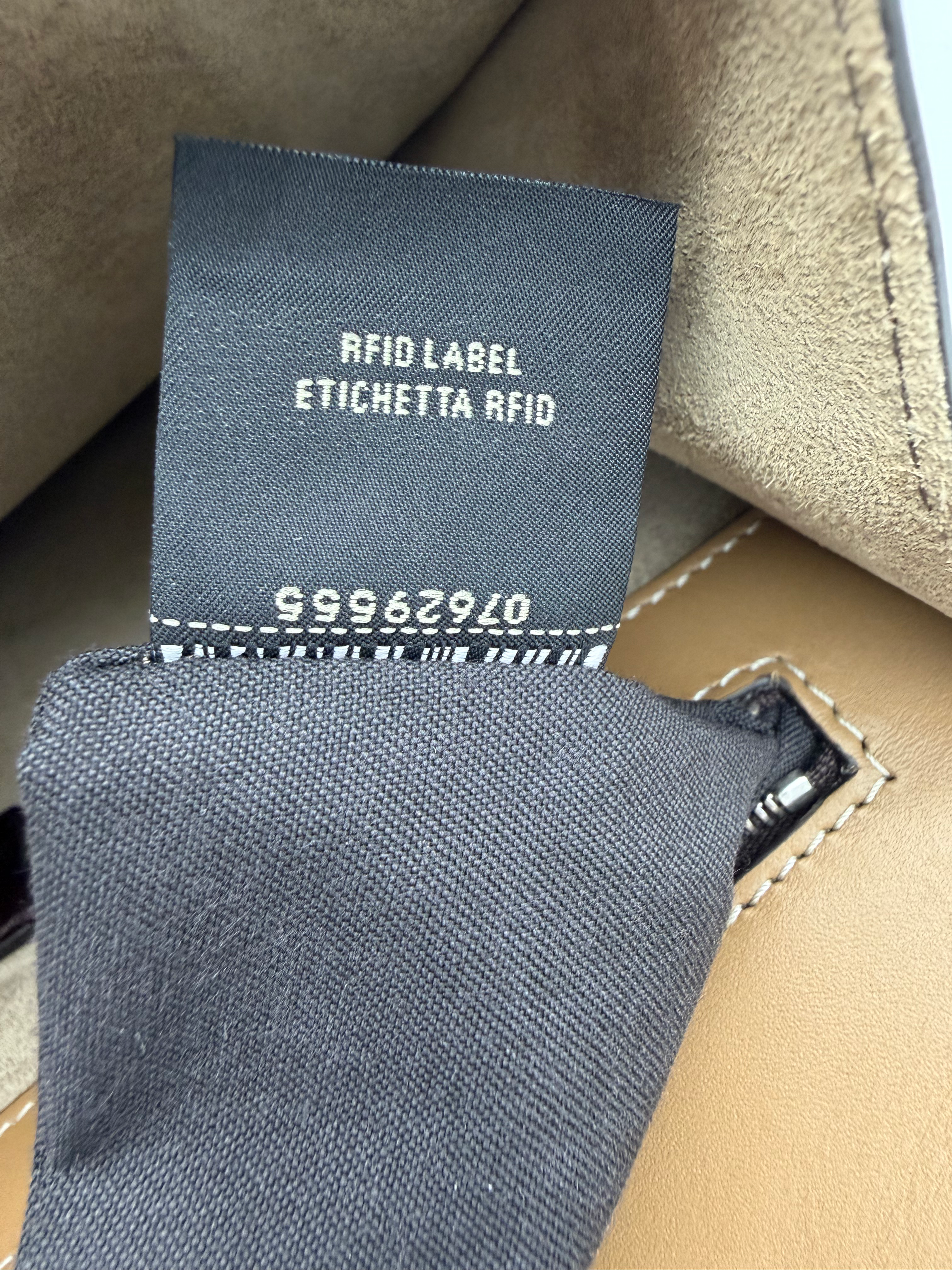 Fendi Zucca FFLogo Canvas & Leather Clutch/Messenger Bag Brown