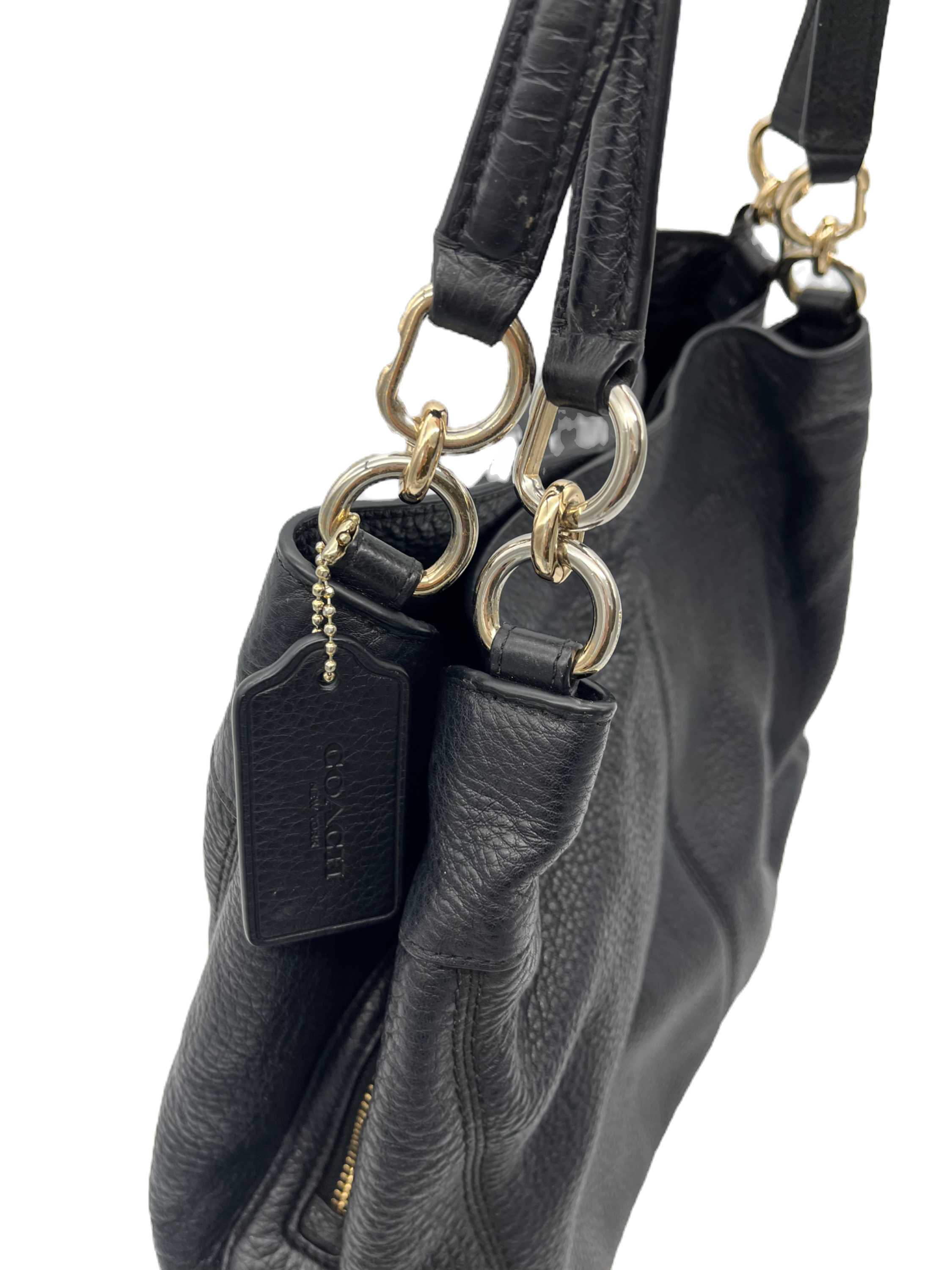 Coach Lexy Black Leather Bag image 3