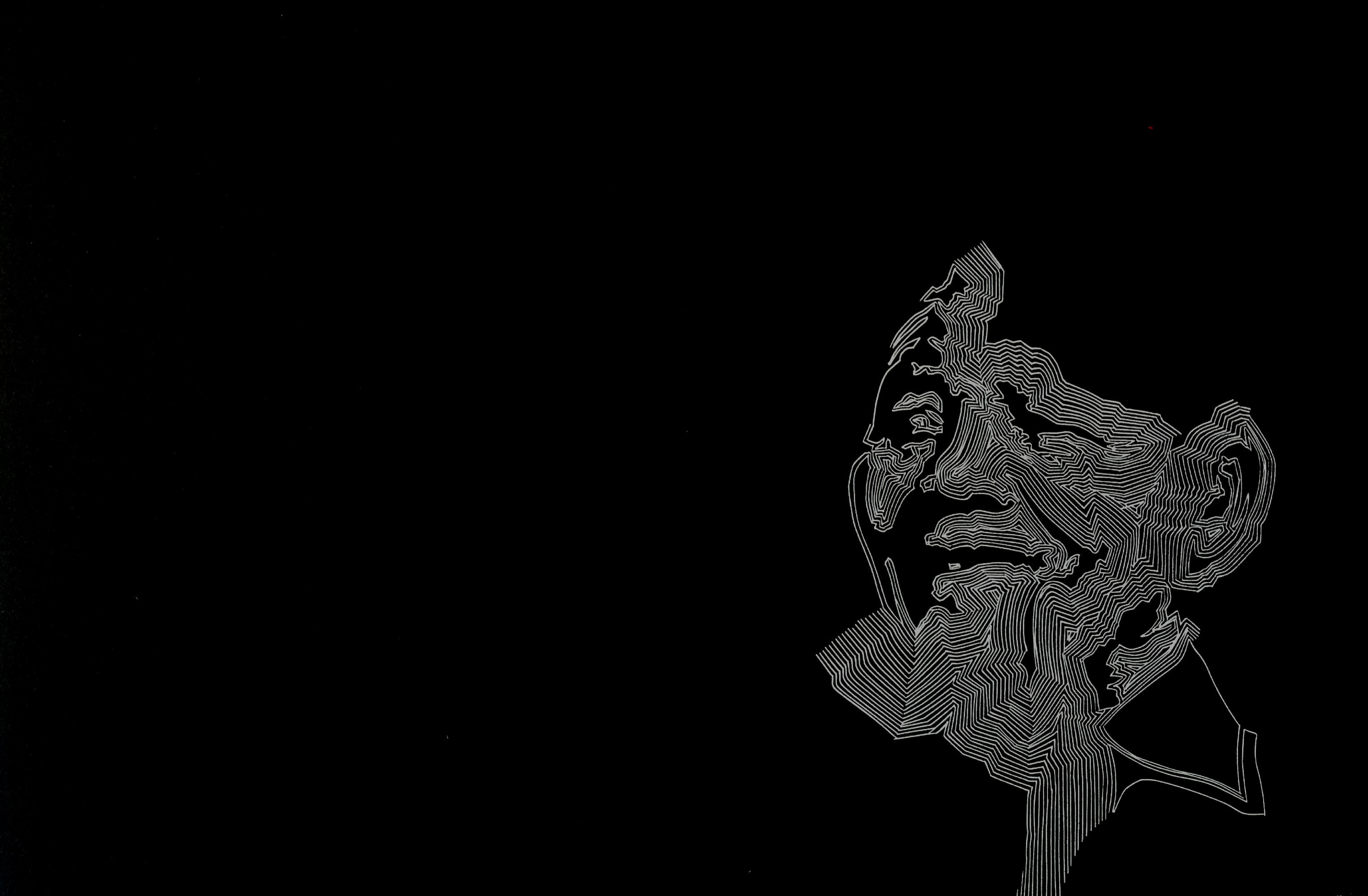 TITLE 'The spirit of Tata Madiba 1 SIZE 565mm X 260mm MEDIUM Linoleum YEAR 2016