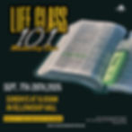 LIFE CLASS 101: Membership Class