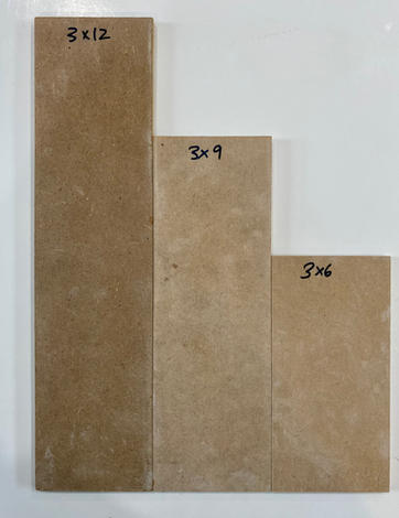 3 x 12, 3 x 9, 3 x 6