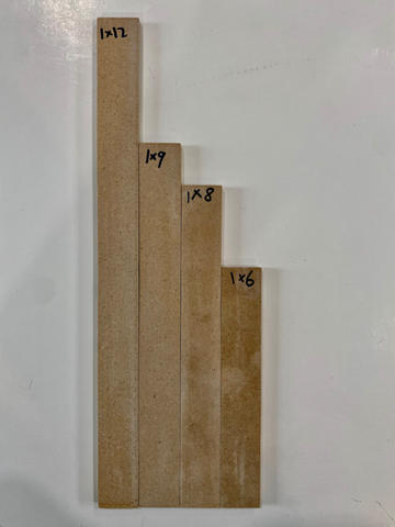 1 x 12, 1 x 9, 1 x 8, 1 x 6