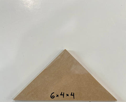 Small Triangle: 6 x 4 x 4
