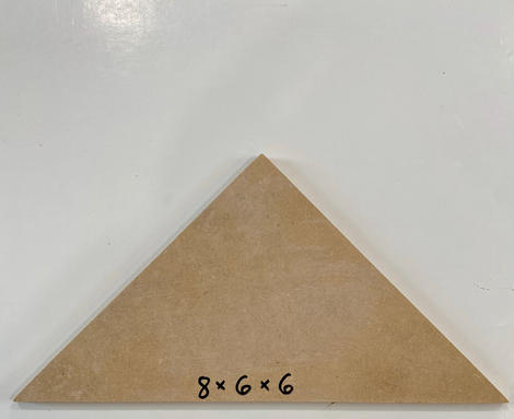 Medium Triangle: 8 x 6 x 6