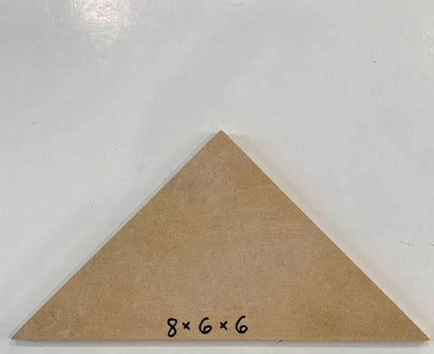 Medium Triangle: 8 x 6 x 6