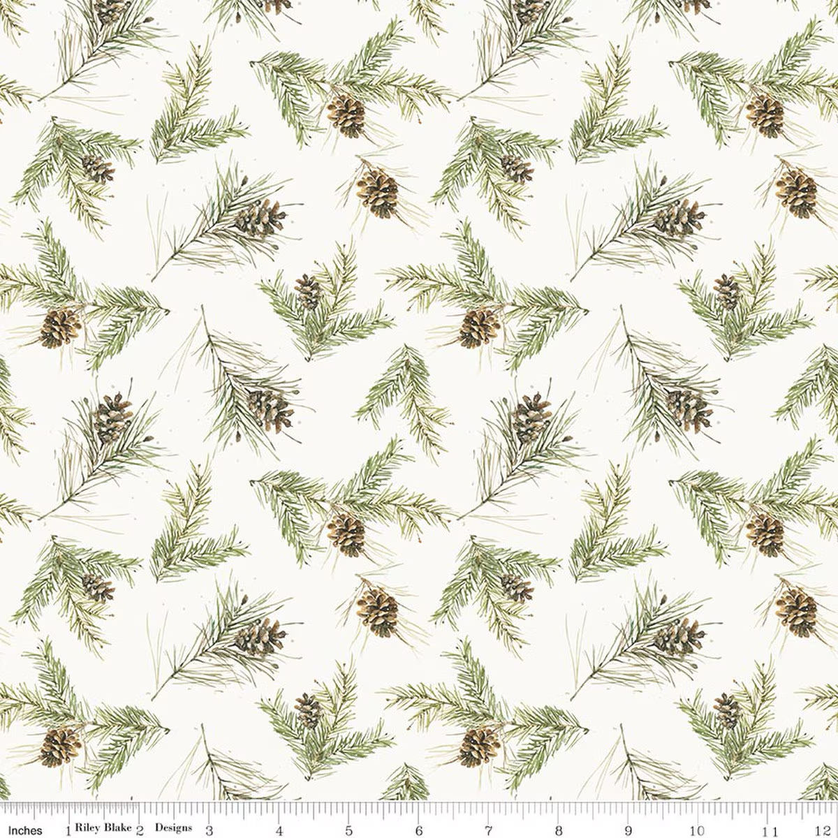 Holiday Spirit Pinecones Cream