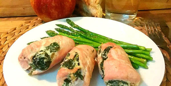 Rulos de Pavo Rellenos