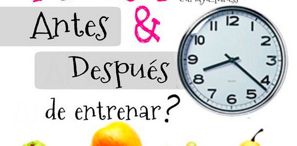 ¿Qué fruta comer ANTES y DESPUÉS de entrenar?