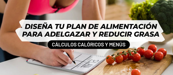 DISEÑA TU PLAN DE ALIMENTACIÓN PARA ADELGAZAR Y REDUCIR GRASA