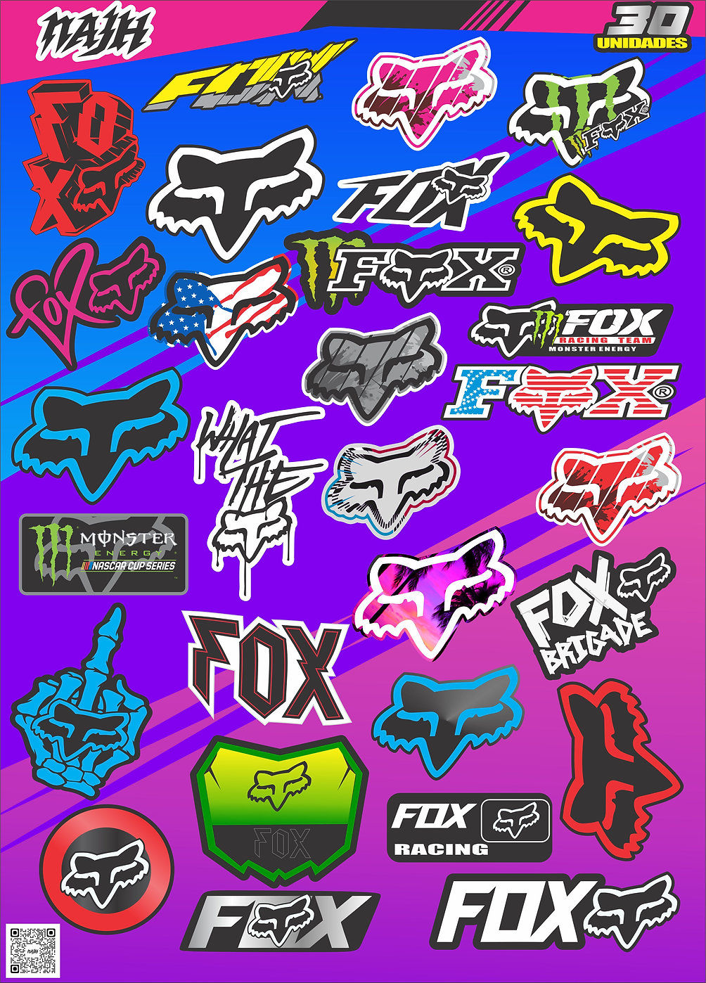 STOCK PLANILLA CLASICA FOX MORADO