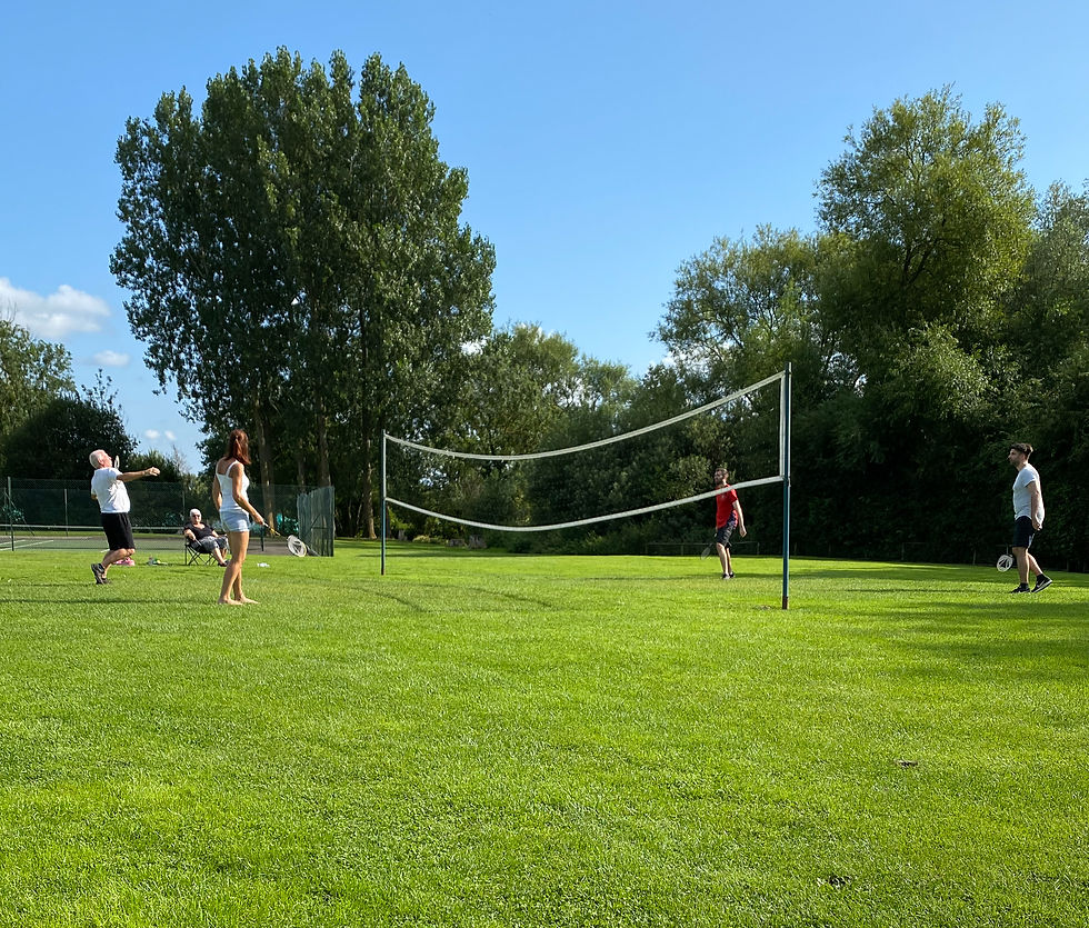 White Swan Lodge Badminton net
