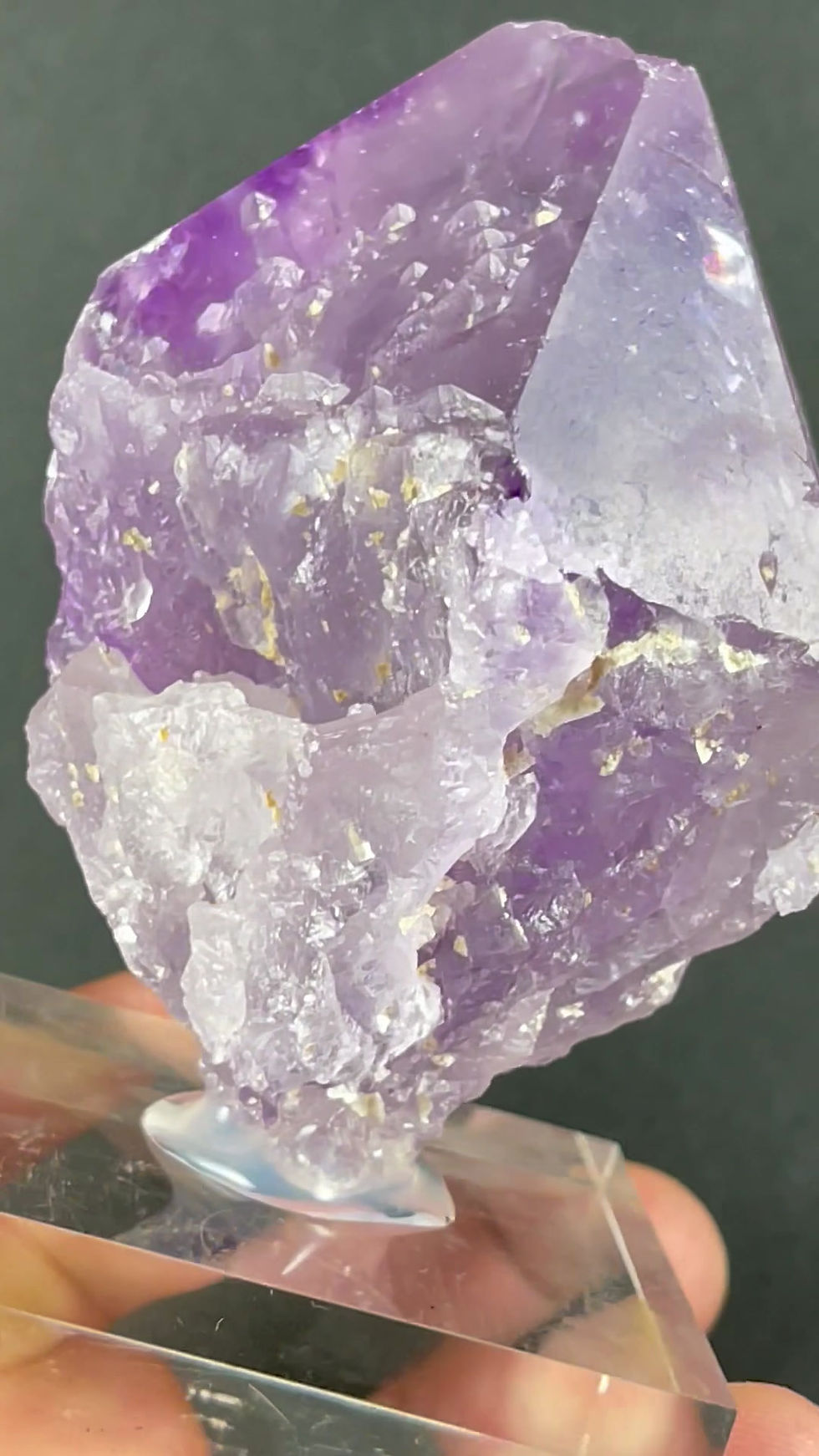 Thumbnail: Amethyst (rare C-face)  - Brazil