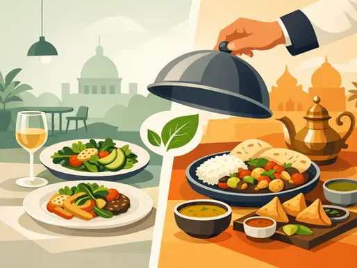 Leitfaden vegane Optionen im Restaurant