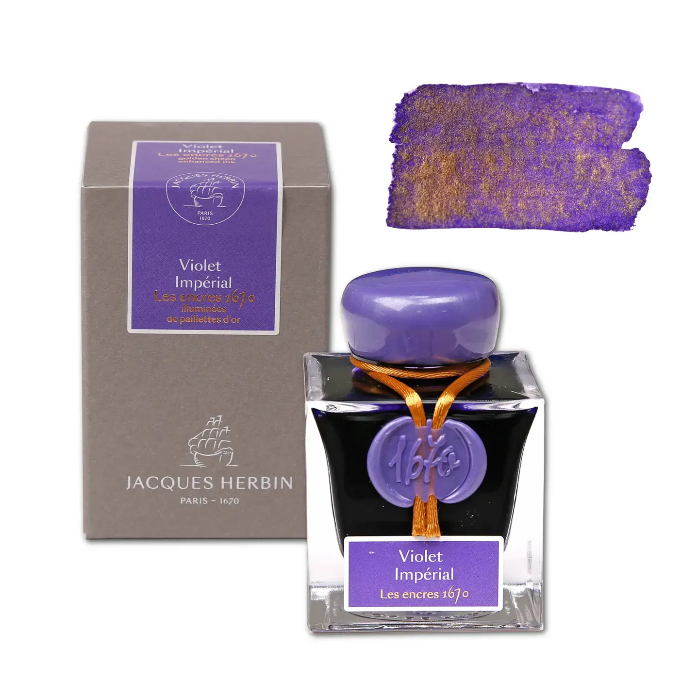 Violet Imperial - Gold Shimmer Ink