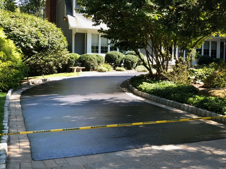 Another angle of a beautifully sealed client. We stay in the lines.