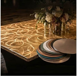 Aluminum Table Topper Samples metal table tops metal table toppers aluminum table topper removable