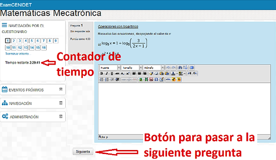Plataforma Del Examen Examonline