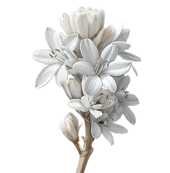 mynameissaif_A_luxury_Sketch_of_a_tuberose_white_background_-_05644d5c-29a1-4576-b55a-d114