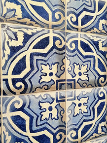 Pochoir azulejos