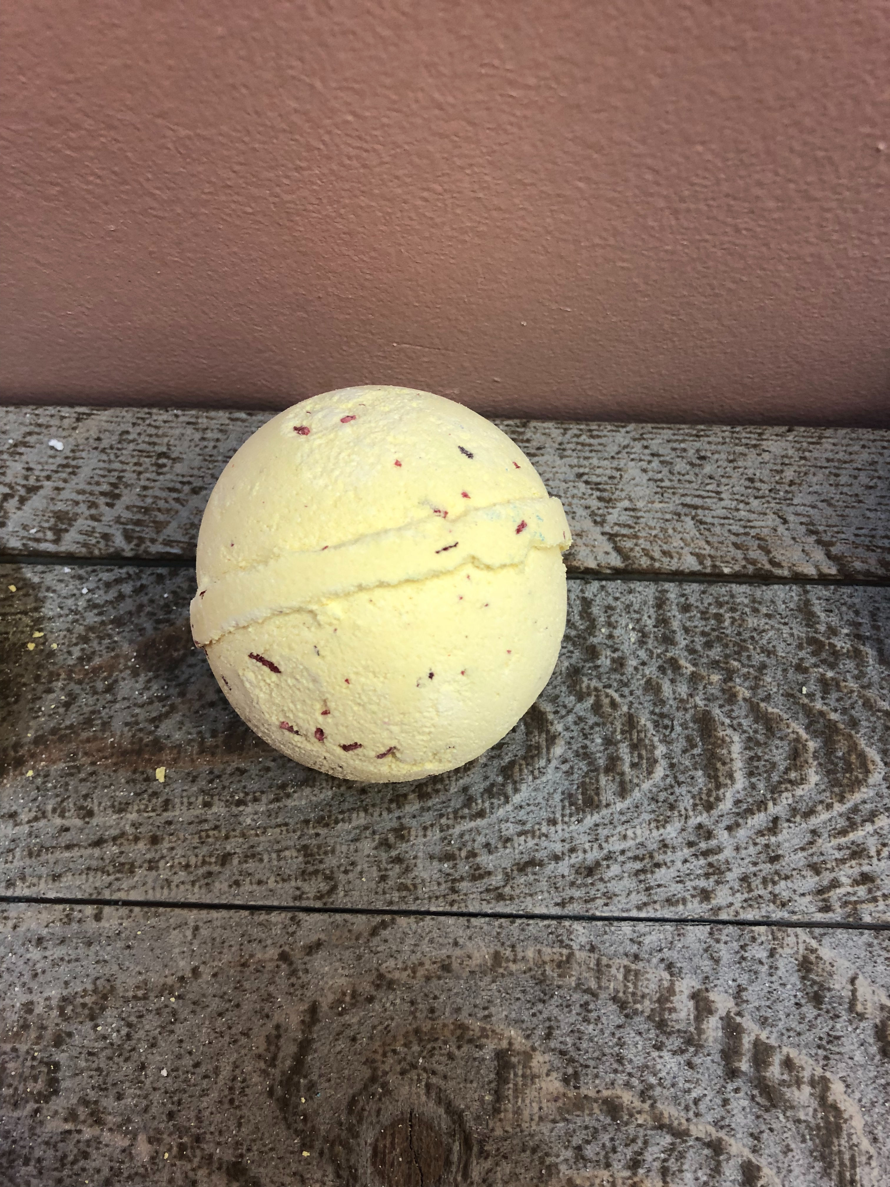 Boule de bain tarte banane caramel 