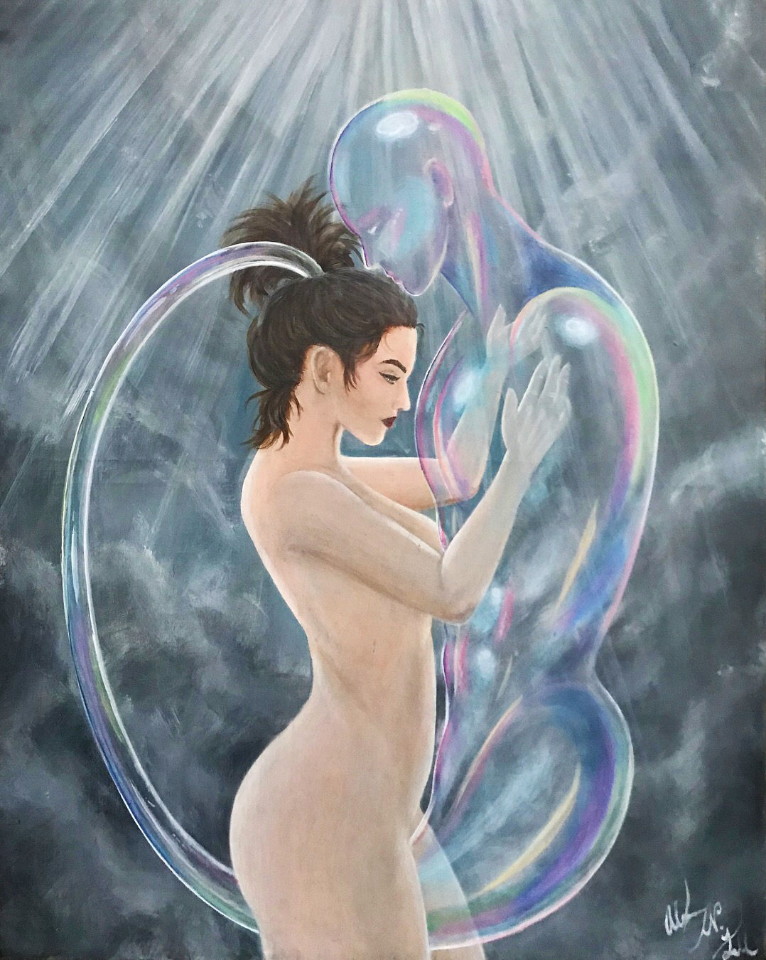 Dream Bubble  22”x28”