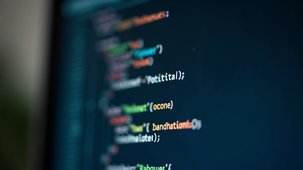 Close-up view of a coding screen displaying WordPress code