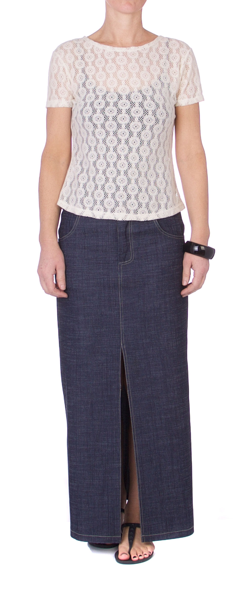 Thumbnail: Cotton lace T-shirt
