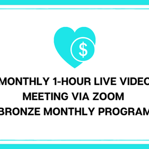 Monthly 1-Hour Live Video Meeting via Zoom
