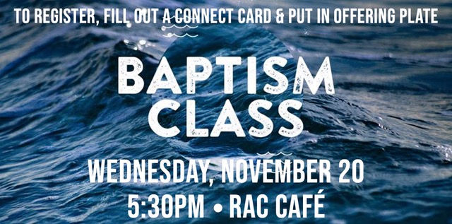 Baptism Class
