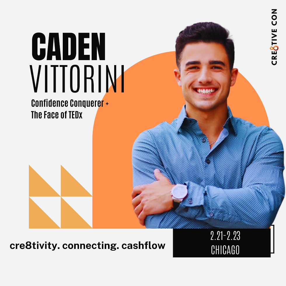 Meet Caden Vittorini at Cre8tive Con