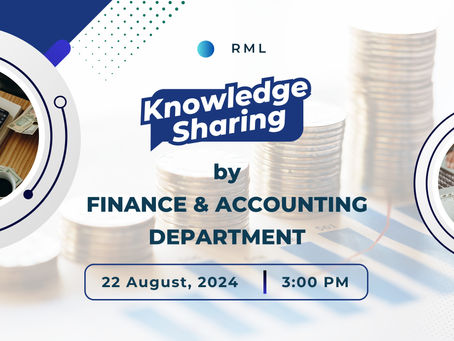 RML Knowledge Sharing by Finance & Accounting Department.