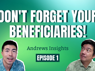 The YouTube thumbnail for Travis and Scott's new series: Andrews Insights