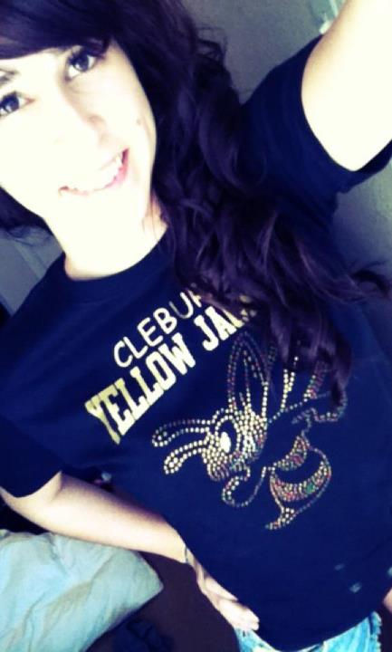 YellowJackets rhinestone tee