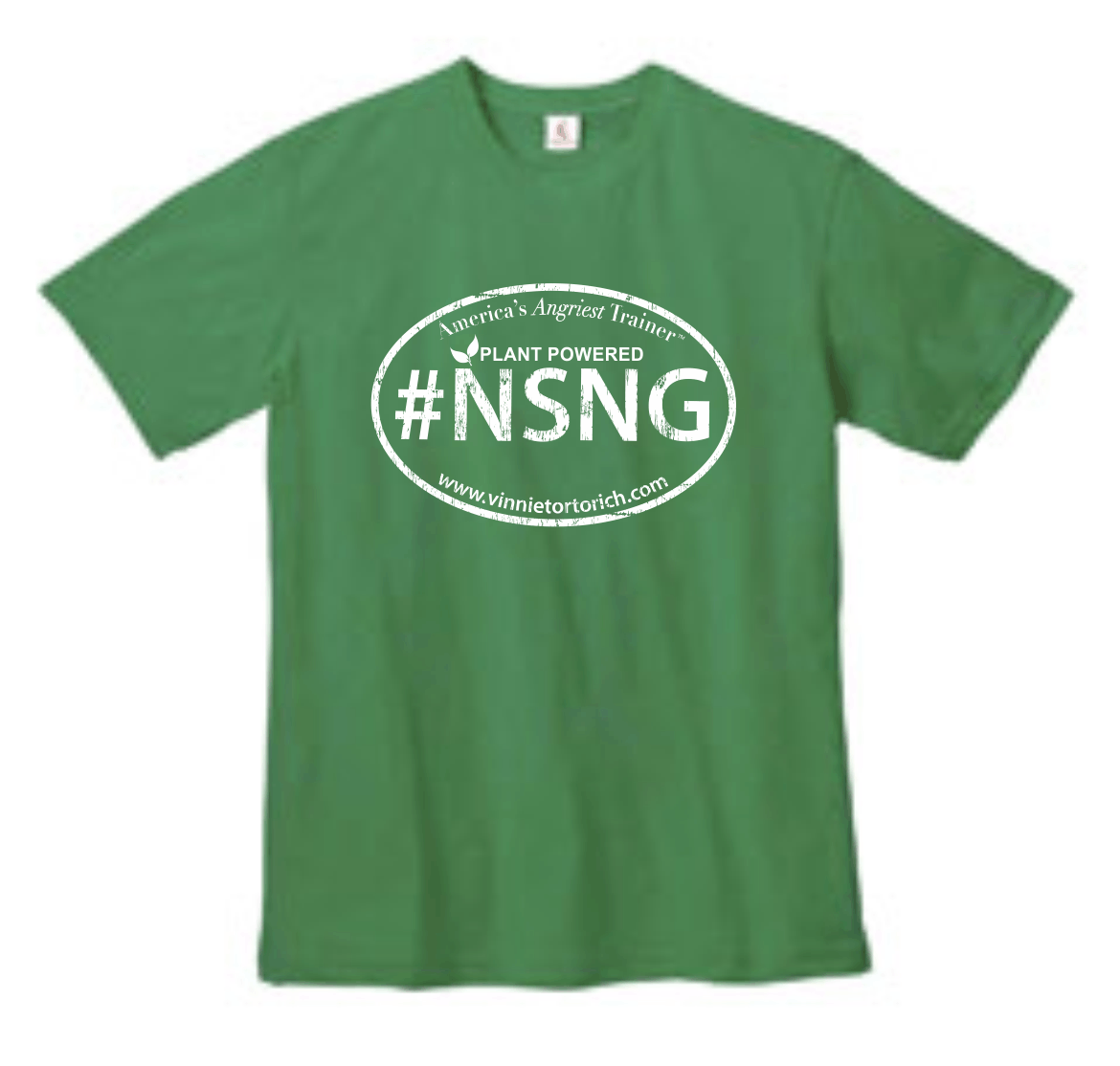 Plant Powered #NSNG Adult Tee - Green