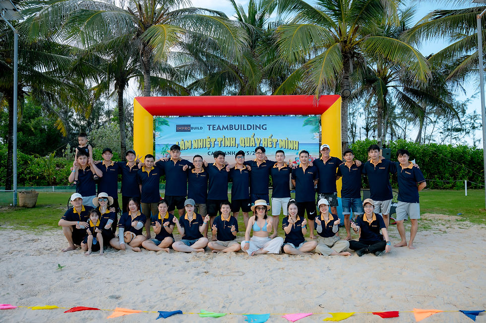 Selectum Noa Resort beachfront at Cam Ranh, perfect for team building activities