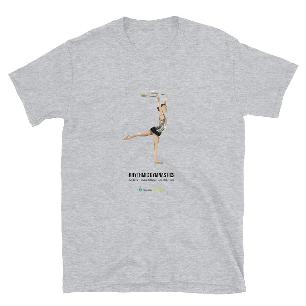 Thumbnail: Adult & Teen 100% Cotton T-Shirt Gymnastics Collection