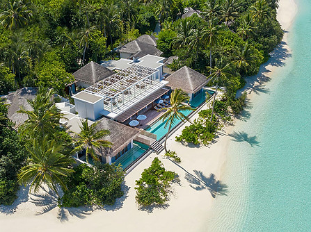 Maldives Luxury Resorts - Raffles Maldives Meradhoo - Three Bedroom Raffles Royal Residenc