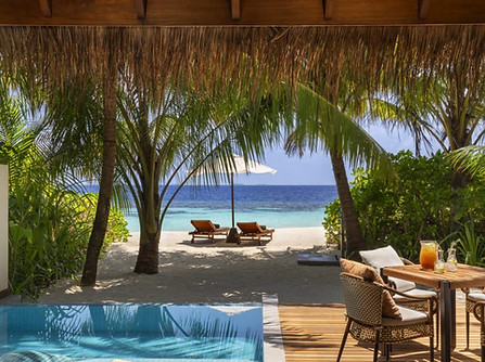 Maldives Luxury Resorts - Huvafen Fushi Maldives - Deluxe Beach Bungalow with Pool.jpg
